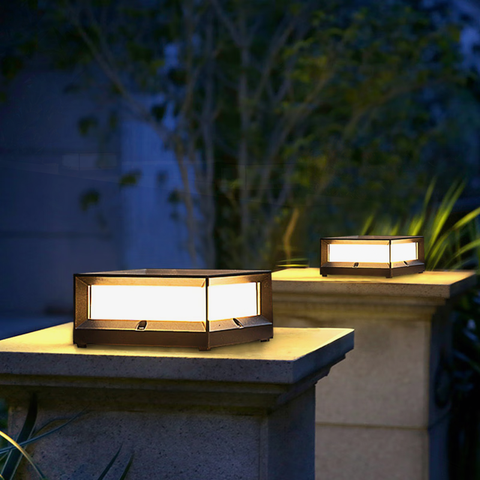 Solar Outdoor Waterproof Pillar Light