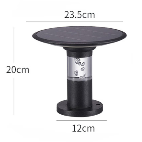 Solar Outdoor Waterproof Garden Landscape Warm Light Column Headlight
