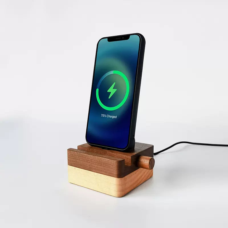 Solid Wood Removable Charging Base